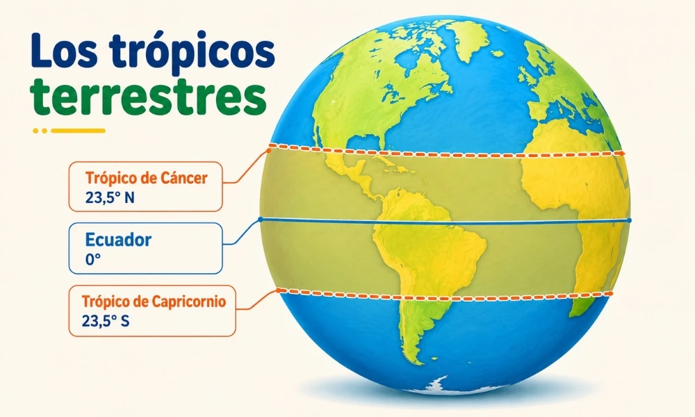 trópicos de la Tierra