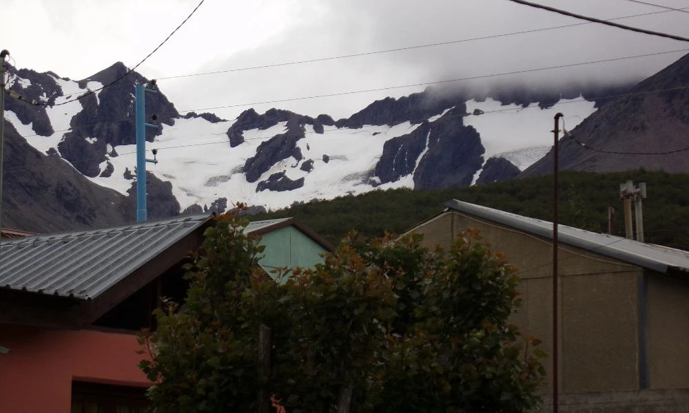 Vistas al Glaciar Martial.