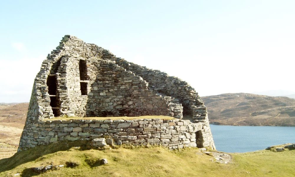 Aspecto de los brochs de Escocia.