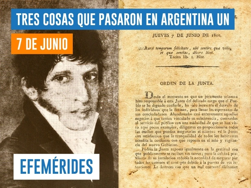 efemérides del 7 de junio Argentina