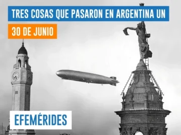 efemérides del 30 de junio Argentina