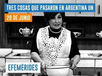 efemérides del 29 de junio Argentina