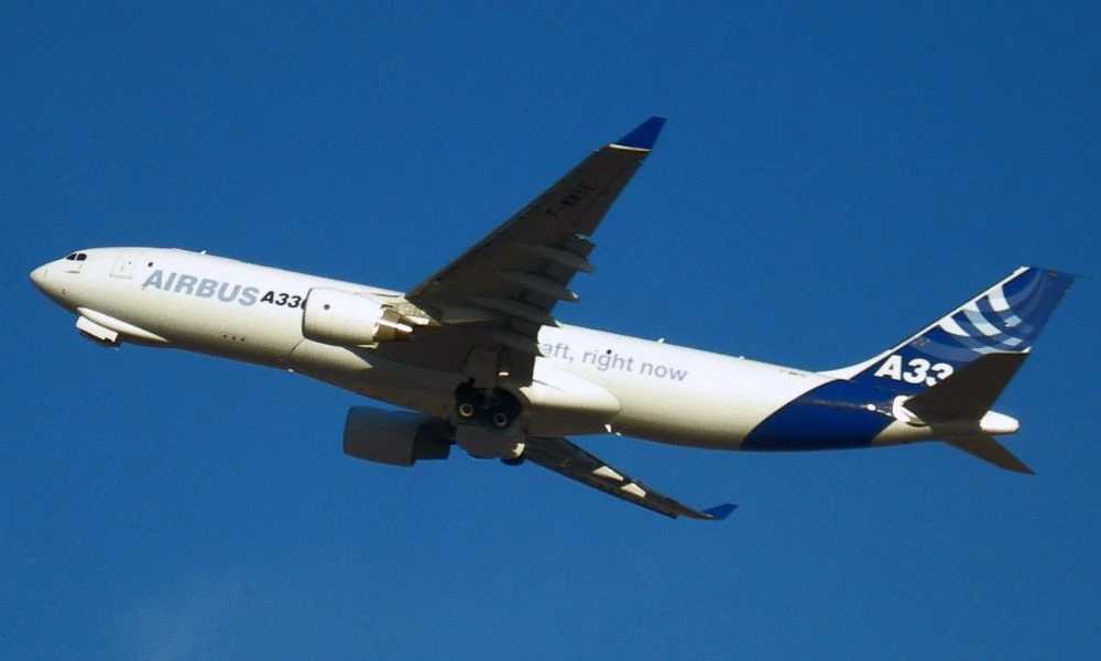 Aspecto del Airbus A330.