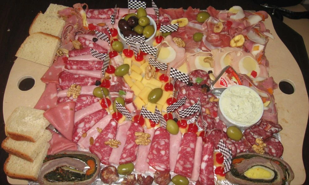 Aspecto de la picada en Argentina.
