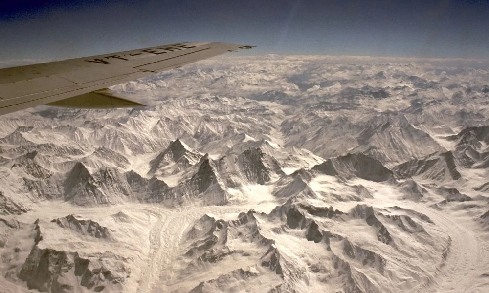 Vista a los Himalaya.