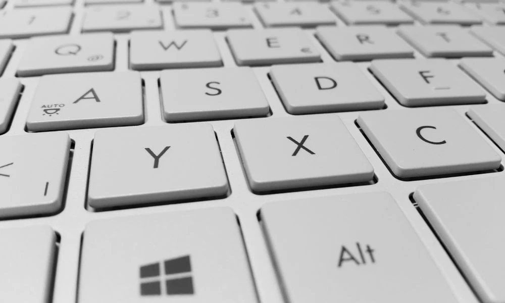 Teclado y teclas.