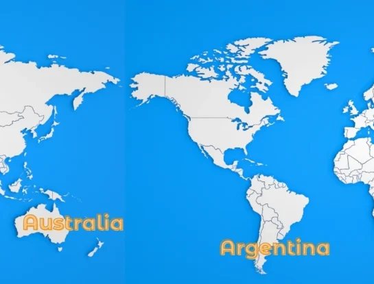 ¿Por qué hay tanta diferencia horaria entre Argentina y Australia?