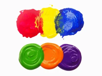 Colores primarios y colores secundarios
