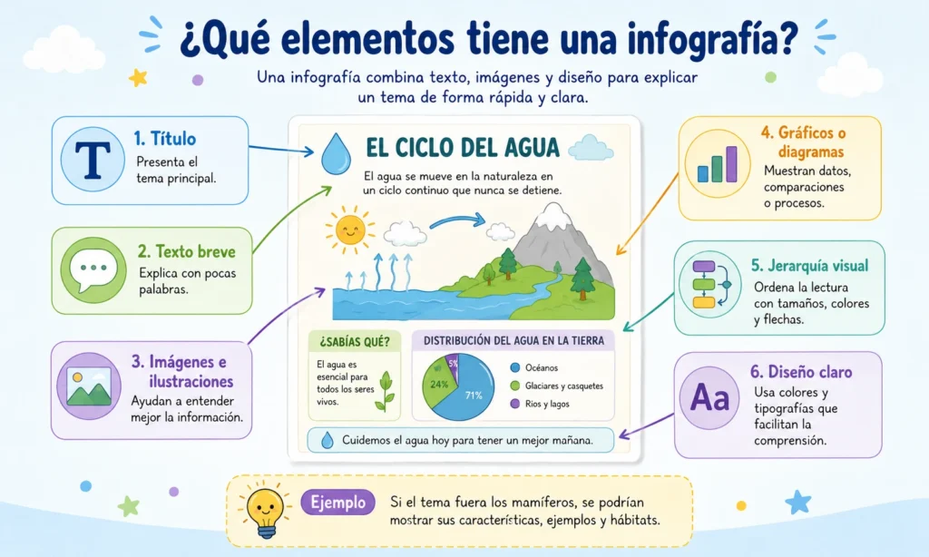 elementos de una infografía