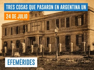 efemérides del 24 de julio Argentina
