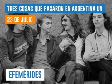 efemérides del 23 de julio Argentina