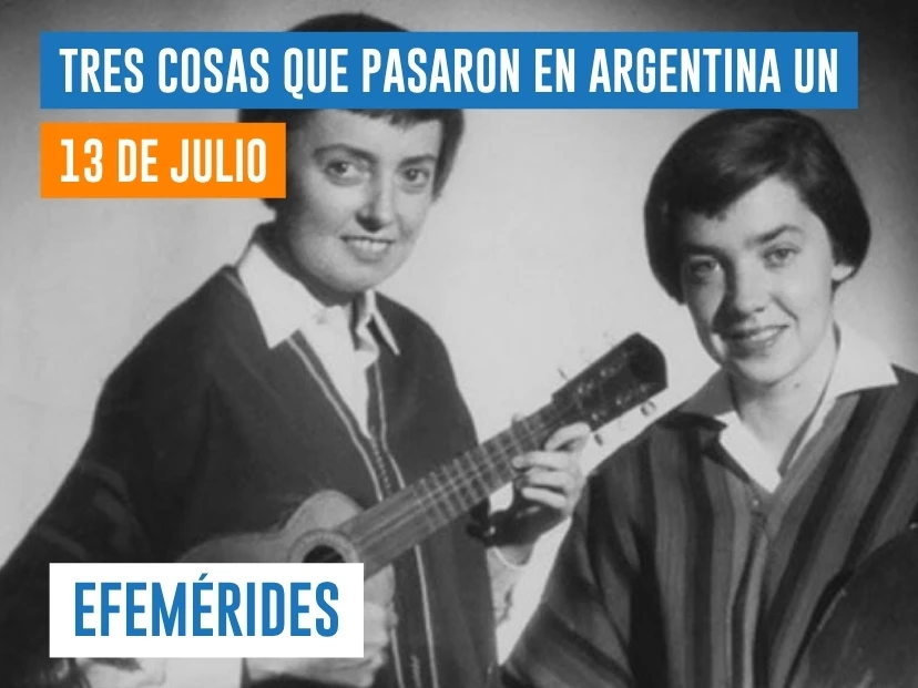 efemérides del 13 de julio Argentina
