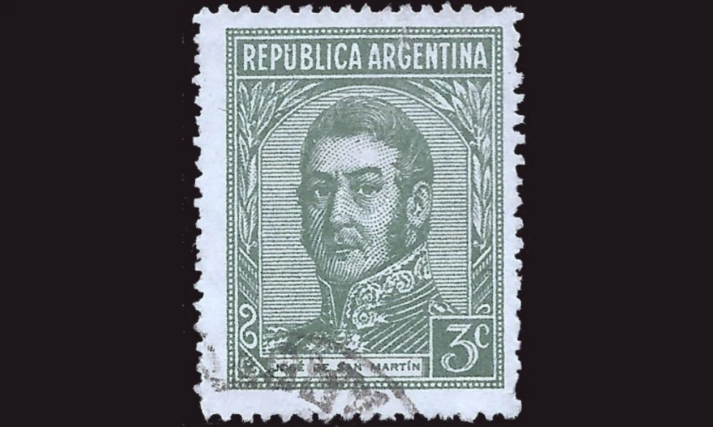 Estampillas de San Martín.