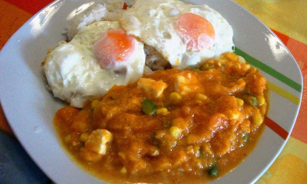 Plato de locro.