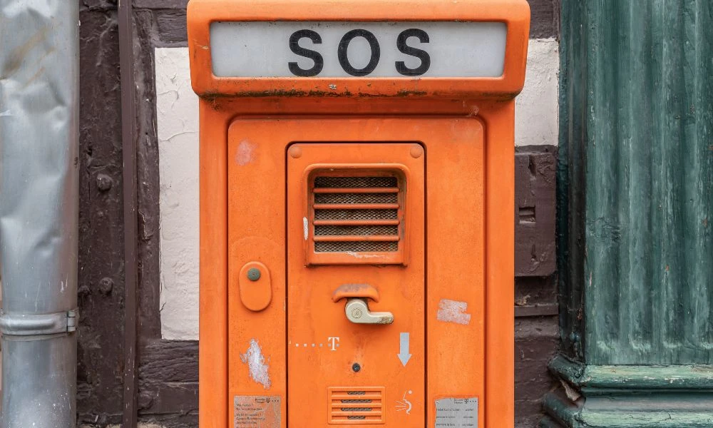 Señal de SOS.