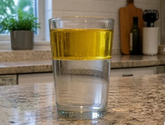 ¿Por qué no se pueden mezclar el agua y el aceite?