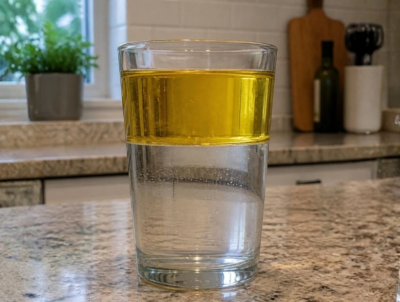 por qué el agua y el aceite no se mezclan