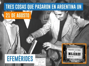 efemérides del 21 de agosto Argentina