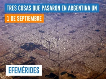 efemérides del 1 de septiembre de Argentina