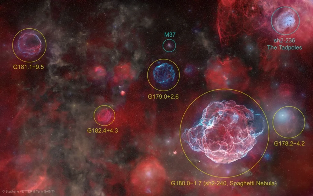 ¿Qué queda en el espacio después de que explota una estrella?