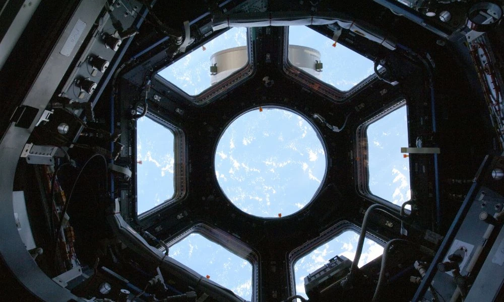 Interior de la Estación Espacial Internacional.