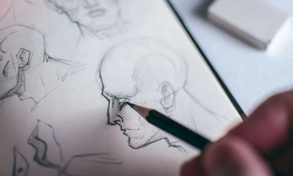 Dibujo a lápiz.