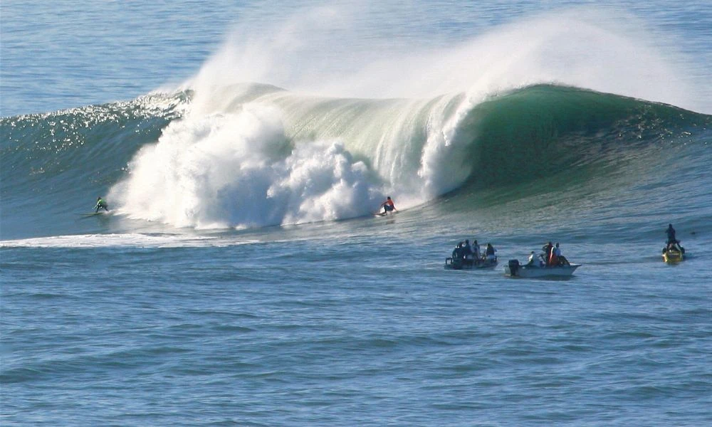 Olas en el mar.