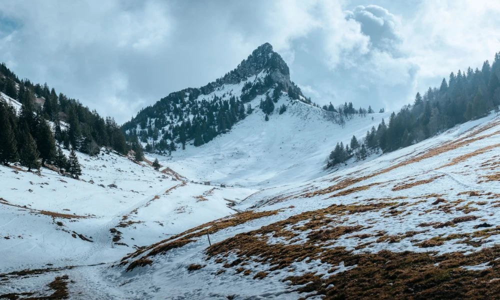 Aspecto de la montaña.