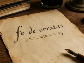 Fe de erratas: qué es, qué significa y para qué sirve