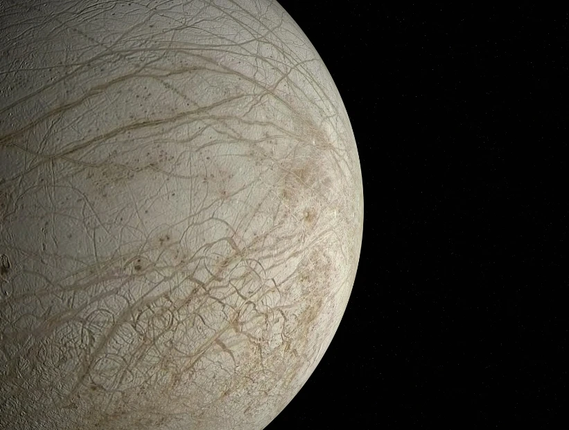 Europa, la luna de Júpiter que podría tener el doble de agua salada que el planeta Tierra