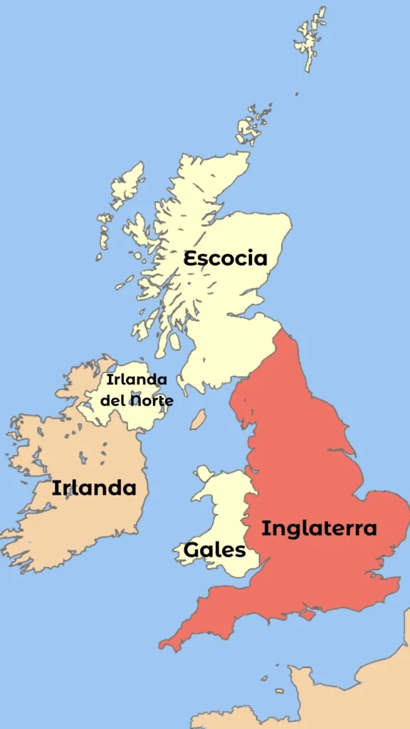 ¿Cuál es la diferencia entre Inglaterra, Gran Bretaña y Reino Unido?