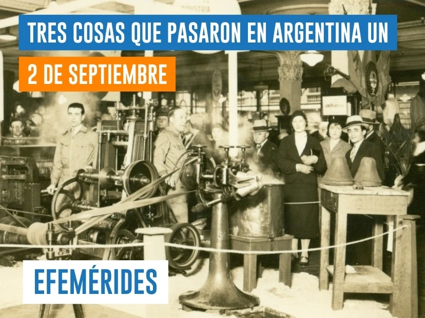 efemérides del 2 de septiembre Argentina