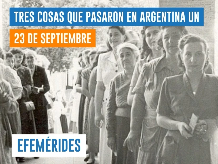 efemérides del 23 de septiembre Argentina
