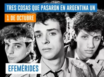 efemérides del 1 de octubre Argentina