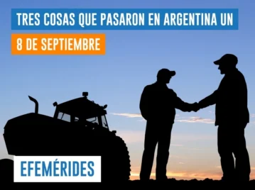 efemérides del 8 de septiembre Argentina