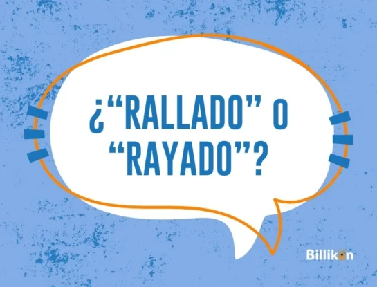 ¿Rallado o rayado? Conocé qué significa cada palabra