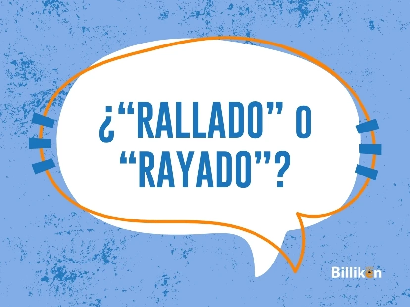 ¿Rallado o rayado? Conocé qué significa cada palabra