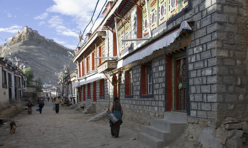 Calles del Tíbet.