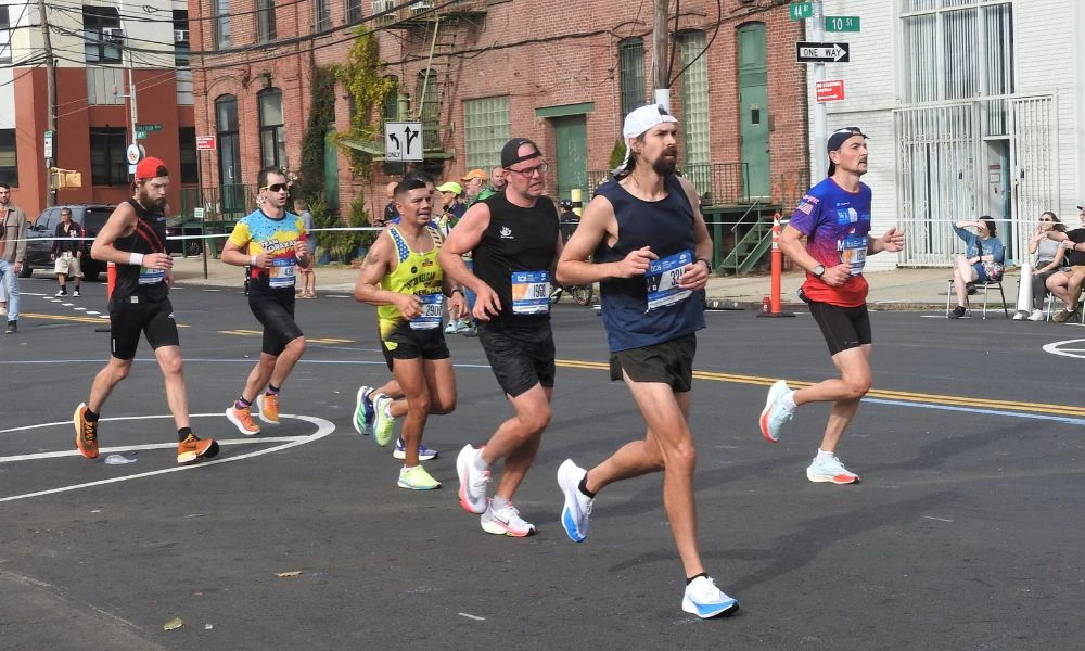 La Maratón de Nueva York en proceso.