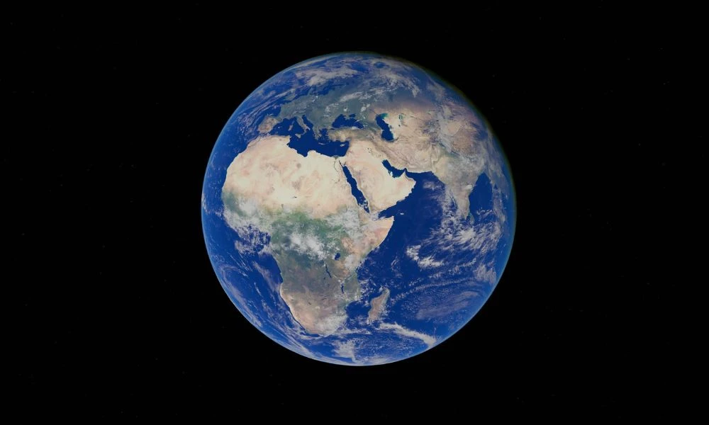 Tierra desde el espacio.