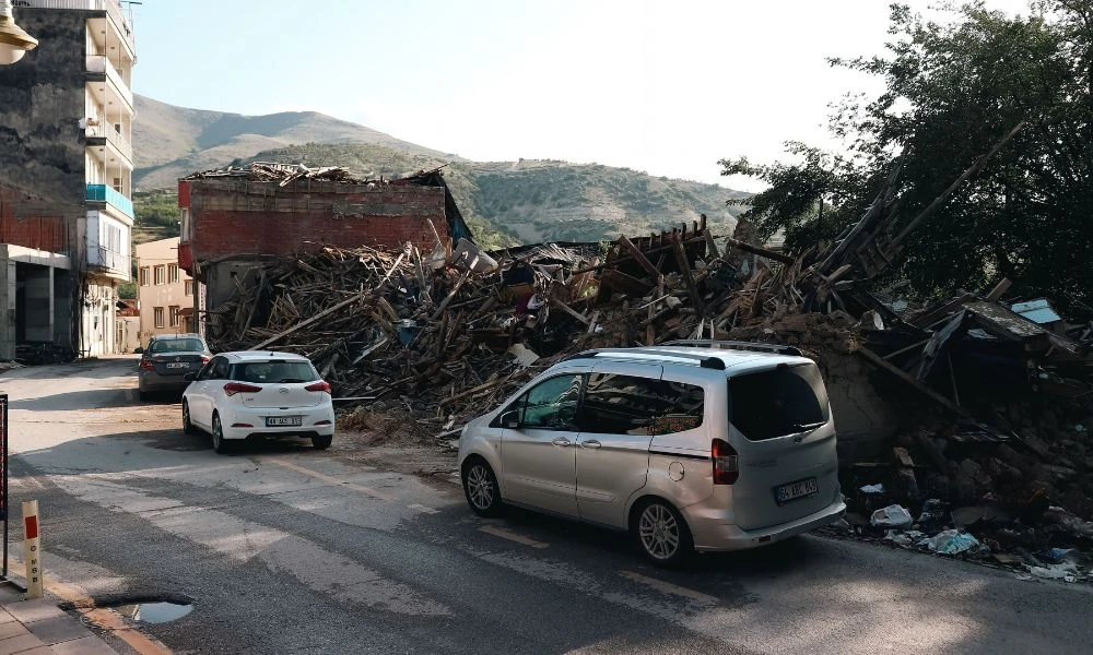 Daños por un terremoto.