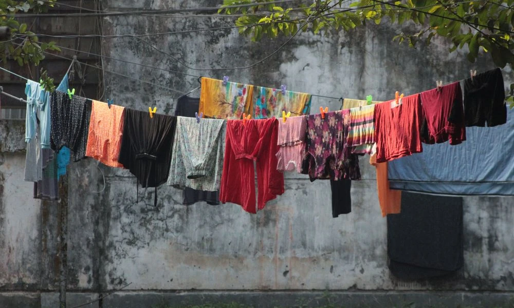 Ropa al sol.
