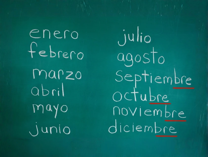 ¿Por qué los últimos meses del año terminan en "bre"?