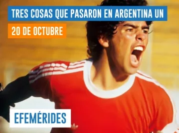 efemérides del 20 de octubre Argentina